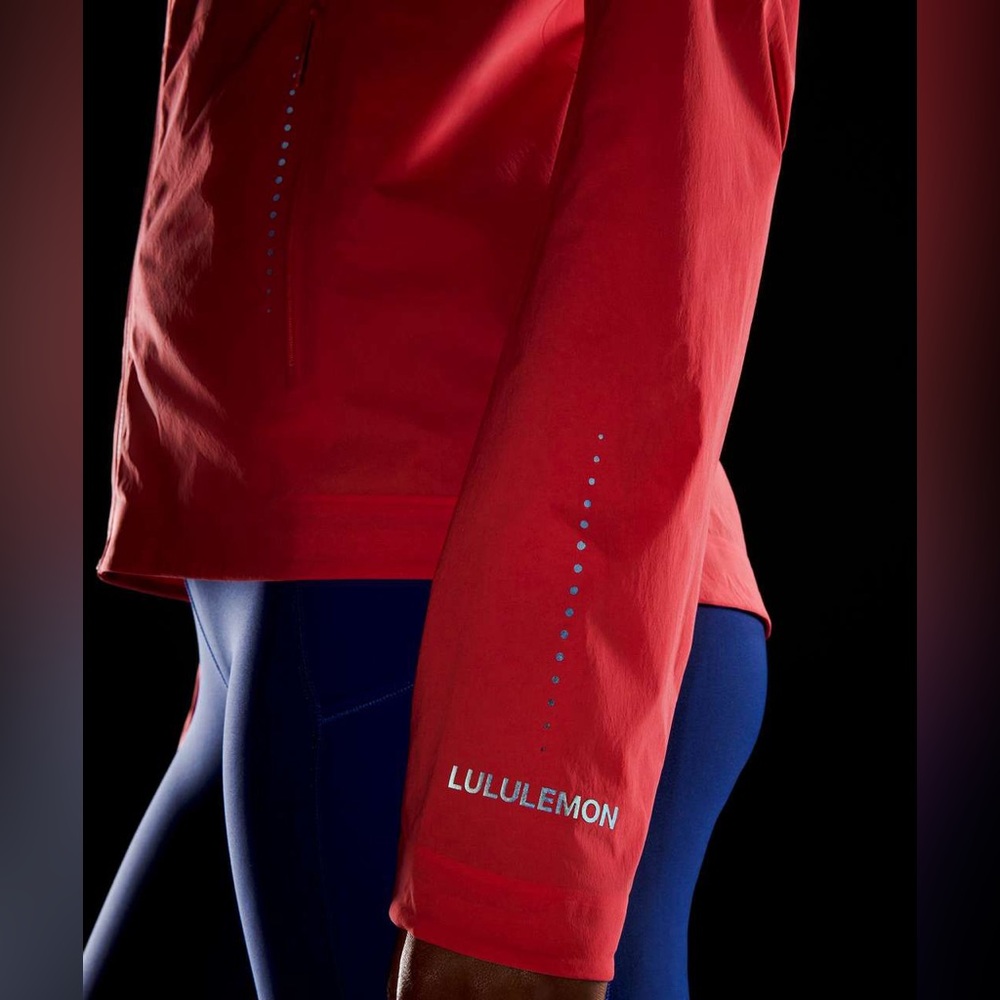 Lululemon Fast and Free Windbreaker Pale Raspberry Size 10 - Picture 5 of 13